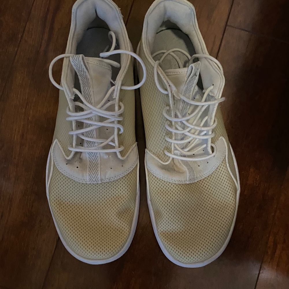 Nike Eclipse Men's White and Cream Sneakers